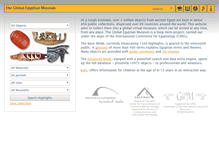 Tablet Screenshot of globalegyptianmuseum.org